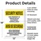 Signmission Electronic Surveillance Bilingual OSHA Security Notice Sign, Plastic, 12in W x 18in L, 2PK OS-2PACK-SN-P-1218-L-11532 - alternate 7